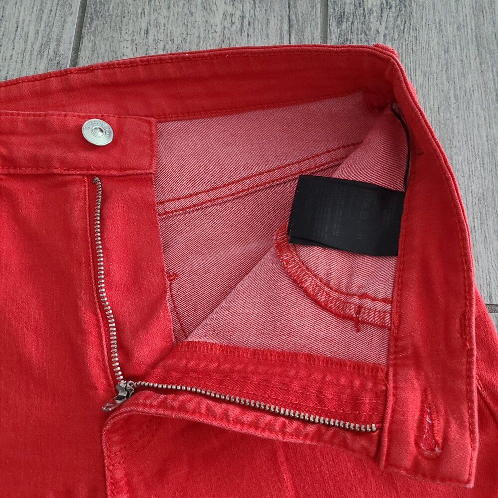 H&M Divided Skinny Jeans Women’s Size 8 Red - Picture 8 of 11